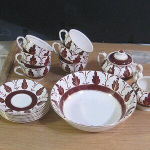 16 Midwinter Burslem Porcelon Dishes Made in England.